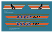 Peugeot 102 SP Moped Decals