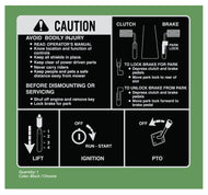 JD Model 68 Dash Decal