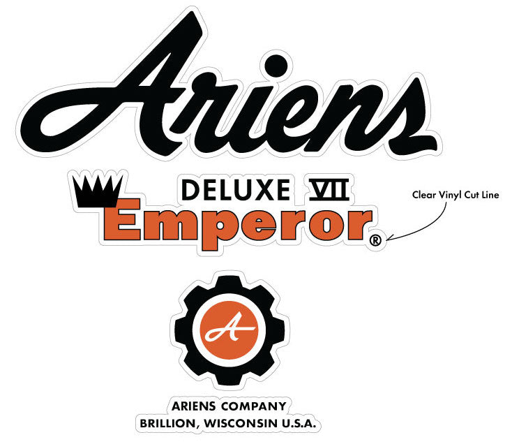 Ariens Sticker Ariens Emperor 7 Deluxe Decal – Vintage Reproductions