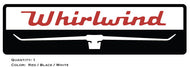 Toro Whirlwind 1969-1972 Engine Shroud Decal