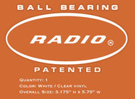 Radio Model 35 Wheelbarrow Decal