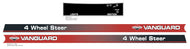 Briggs and Stratton 4 Wheel Steer Vanguard Hood Decals