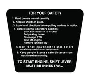 Allis Chalmers 416 For your Safety