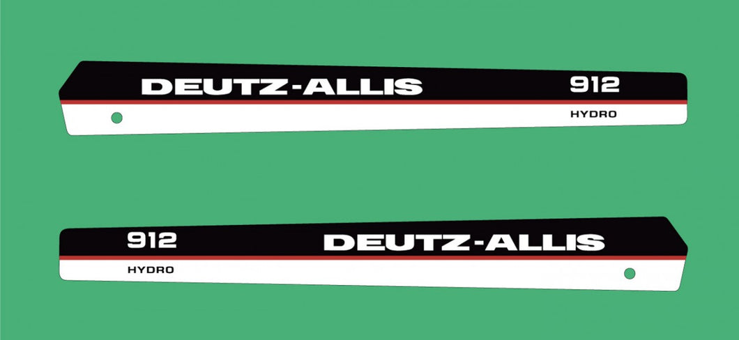 Deutz Allis 912 Hood decal