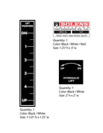 Bolens Hydro Lift Decals