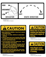 International QA42A Caution Decals