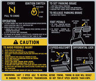 Simplicity Sunstar Transmission Cover Decal