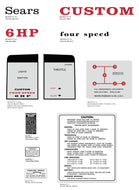 SEARS 1966 Custom 6 Full Kit