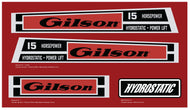 Gilson 1973 Lawn Tractor Decals