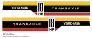 Yardman 18HP Hood Decals
