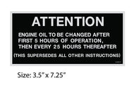 Cub Cadet 1710 Underhood Decal