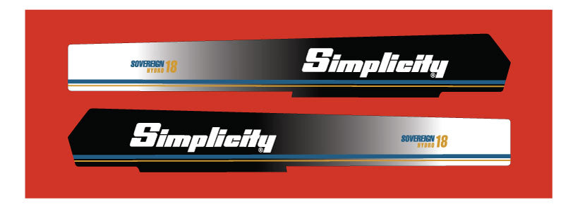 Simplicity Sovereign Hydro 18 Hood Decals – Vintage Reproductions