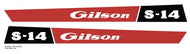 Gilson Tractor S-14 hood decals