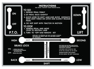 Ford Shift Decal 1971 Model 75