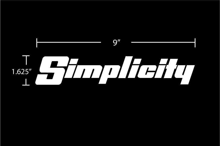 Simplicity series white logo  9