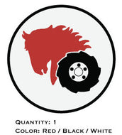 WheelHorse 856 Steering Wheel Decal