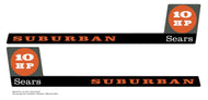 SEARS Suburban 10 Hood Decals