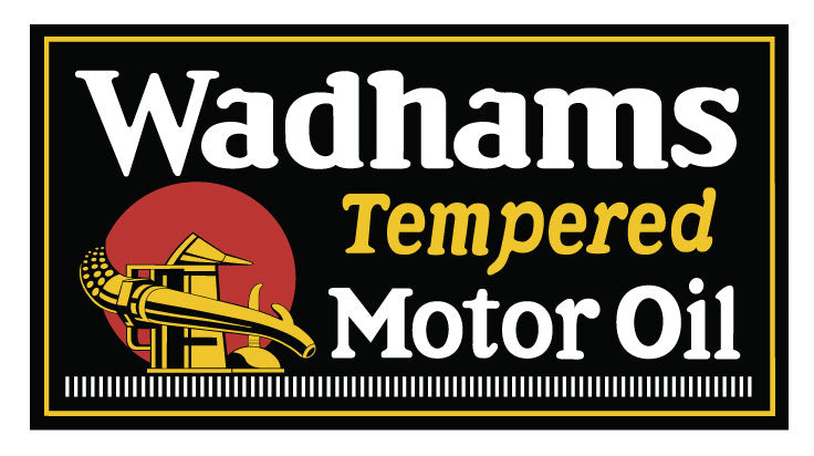 Wadhams Tempered Motor Oil Decal