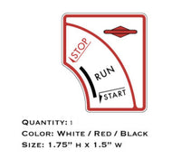 Briggs and Stratton Throttle Decal